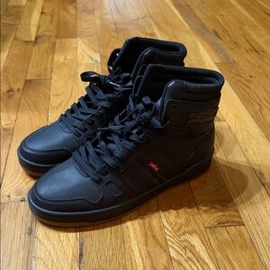 Levi's Black High-Top Sneakers